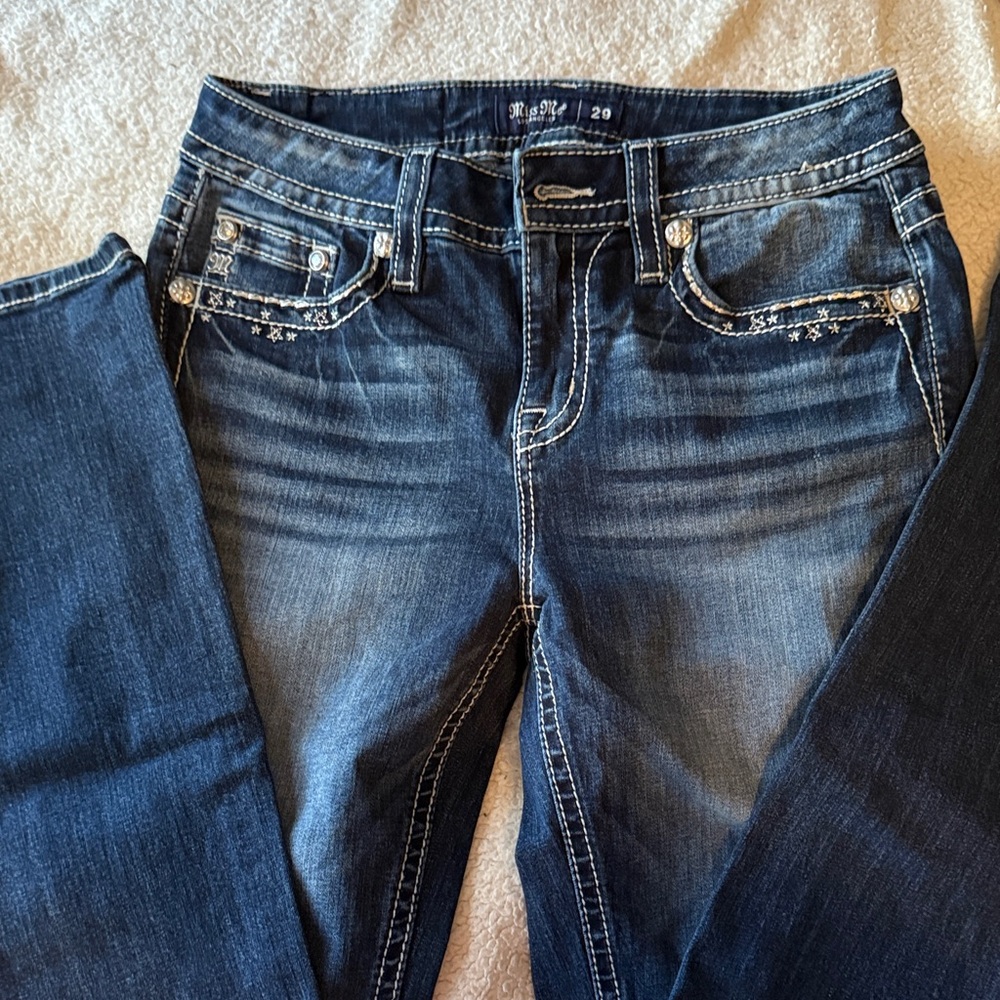 Miss Me Dark Blue Boot Cut Jeans